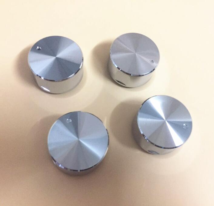 4pcs/lot Rotary switch gas stove parts stove gas stove knob stainless steel round knob Knob for gas stove high quality