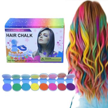 8 Colors Hair Dye Color Chalks Powder DIY Temporary Pastels Salon Styling Tool Portable Paint Beauty Soft Pastels Salon Styling