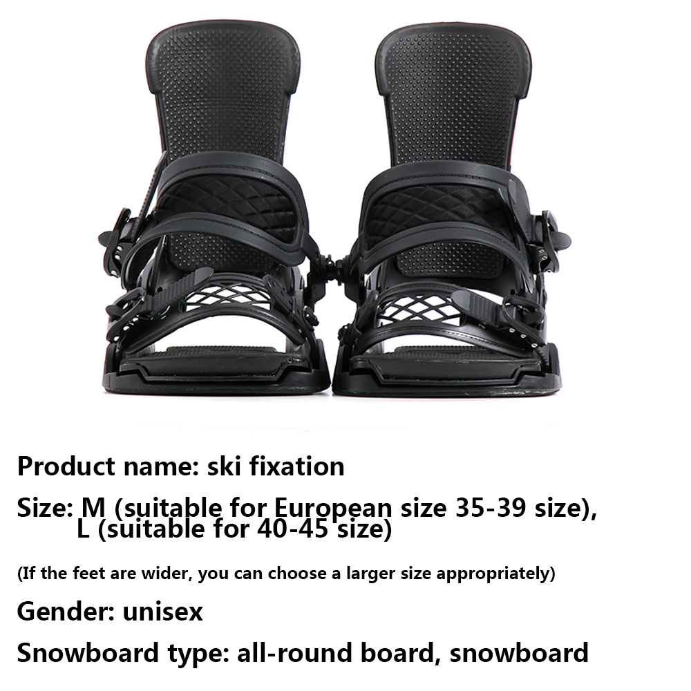 New Winter Snowboarding Bindings Unisex Single Snowboard Binding Ski Equipment XG-207WT