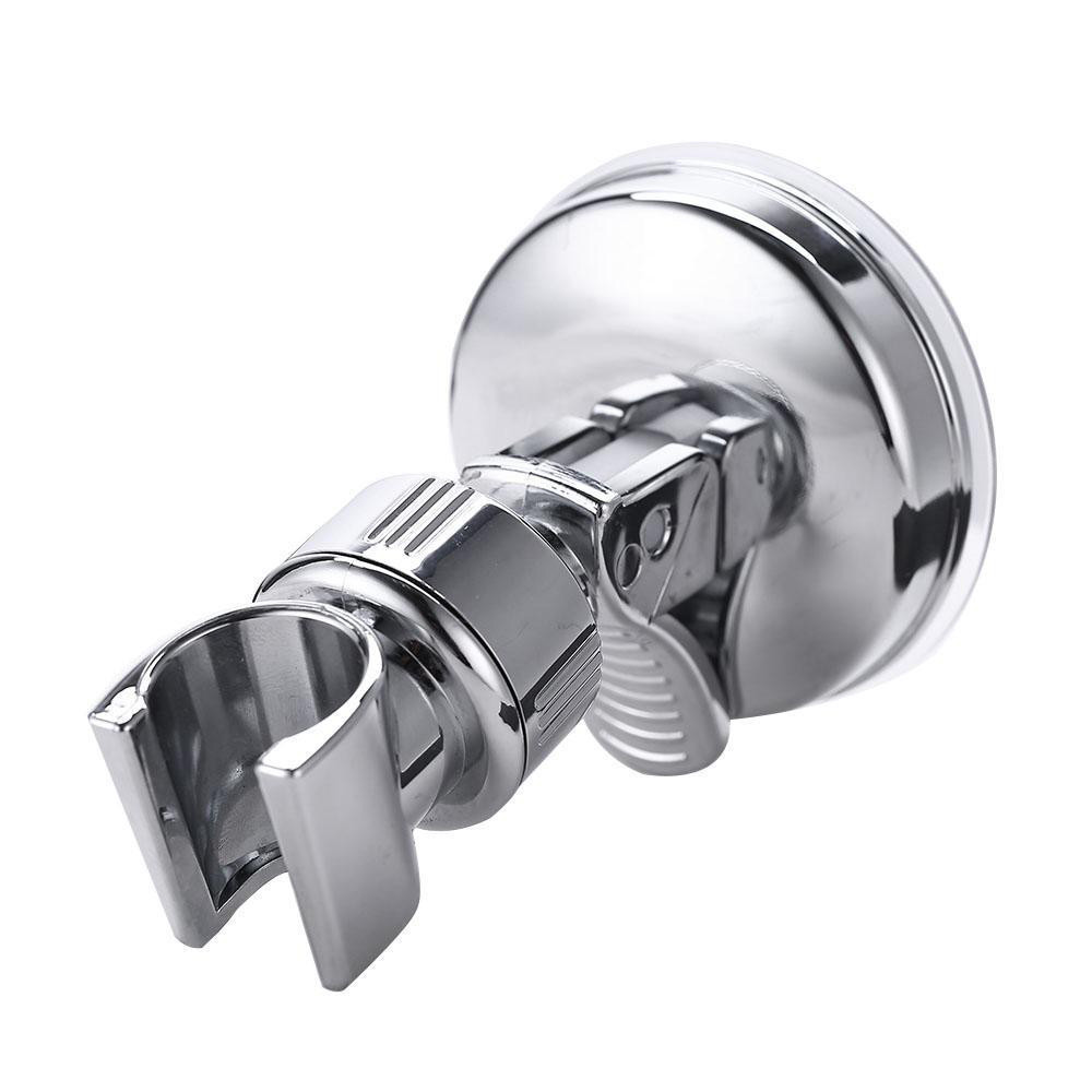 Plastic Shower Head Handset Holder Chrome Bathroom Wall Mount Adjustable Suction Bracket Polished Lightweight Robust Durable#YL5