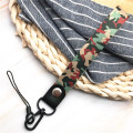 Camouflage Army Green phone Lanyard short rope for keys ID Card Gym Mobile Phone Straps USB badge holder DIY Hang Rope Keychain