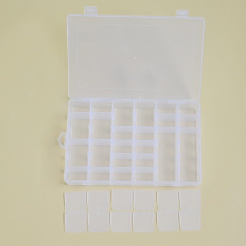 Multiple Grids Storage Plastic Box Container Case Holder Compartments Fishing Lure Hook Bait Tackle Transparent Storage Box