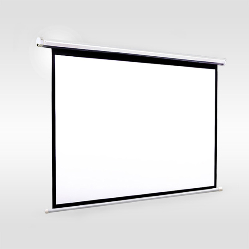 72 inches 16:9 Electric Projection Screen Matt White pantalla proyeccion for LED LCD HD Movie Motorized Projector Screen