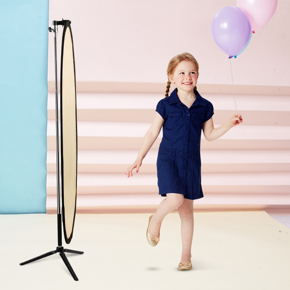 Oval Multi Disc 60*90cm Reflector Holder Photography With Tripod Portable Light Diffuser Foldable For Photo Studio Accessories