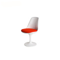 Eero Saarinen Red Cushion Tulip Swivel Chair