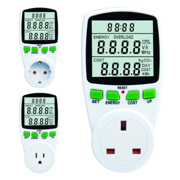Analyzer Electricity Consumption Measuring Socket Digital Wattmet Power Meter Electronic Energy Meter Voltage Wattmeter Power