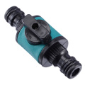 1/2'' 2-Way Garden Hose Valve Tap Pipe Compatible Connector Valve Fitting Adapter Watering Supplies Tool