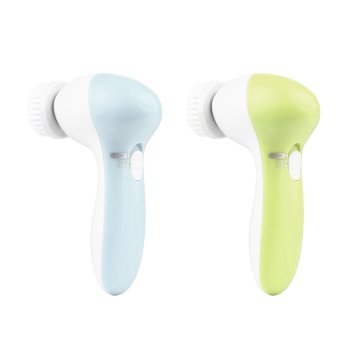 drop ship 5 in 1 Set Electric Wash Face Machine Facial Cleanser Pore Cleaner Face Cleaning Mini Skin Beauty Massager Brush