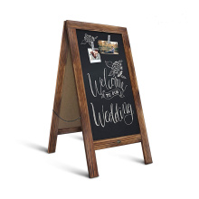 Rustic Outdoor A-Frame Standing ChalkBoard Sign