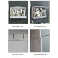 ONEUP New Makeup Organizer Storage Box Large Capacity Cosmetic Wall Paste Sealed Square Storage Box Removable Kitchen