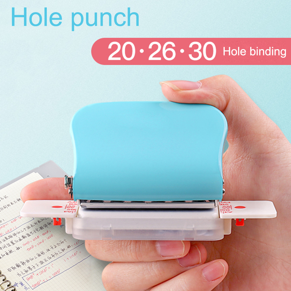 A4(30 holes) B5(26 holes) A5(20 holes)DIY Hole Puncher DIY Loose Leaf Hole Punch Handmade Loose-leaf Paper Hole Puncher