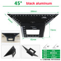 45 black aluminum