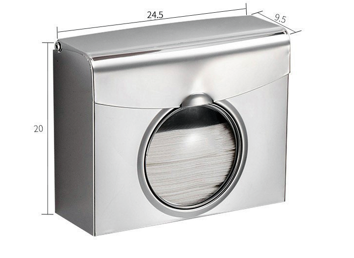stainless steel tissue box