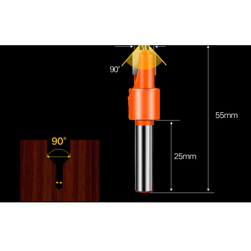 6pcs Countersink Drill Woodworking Drill Bit Set Drilling Pilot Holes