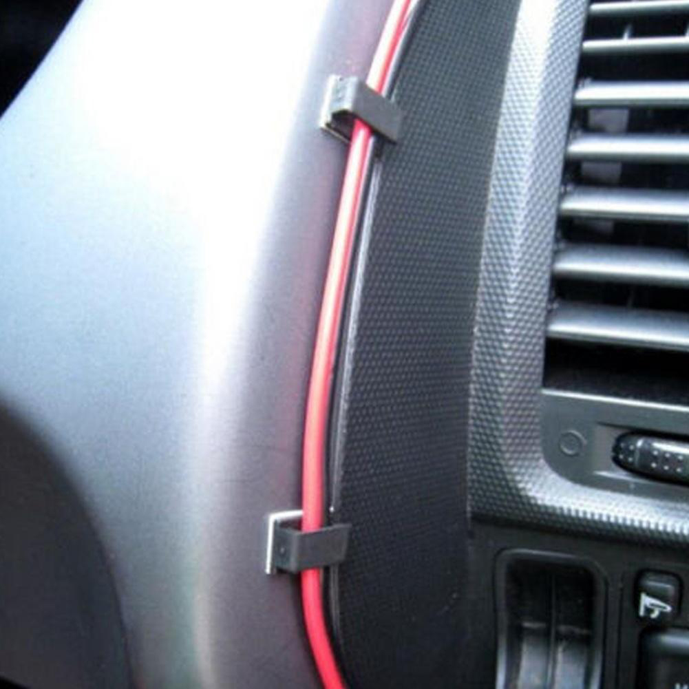 40Pcs save space Car Vehicle Data Cord Cable Tie Mount Wires Fixing Clips Self-adhesive Cable Fixing Tool dropshipping
