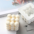 3D Silicone DIY Candles Mould Soy Wax Candles Mold Aromatherapy Plaster Candle Wax Soap Mold Hand-Made Candle Wicks Metal Holder