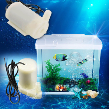 Aquarium Micro Water Air Pumps Submersible Motor Mini Super Silent Fish Tank Fountain Accessory DC3-5V 100L/H Submersible Pump