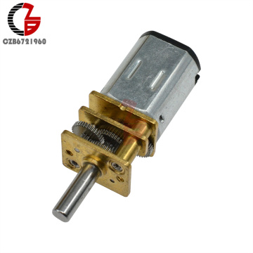 GA12-N20 DC Gear Motor 3V 6V 12V 30 60 100 200 300 400 500 600 800 1000 2000 RPM RPM Linear Motor for Fan Car Hobby Toy RC Car