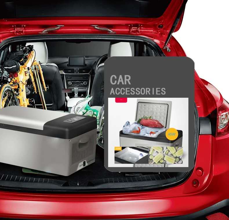 12V Portable car refrigerator small car refrigerator for domestic travel