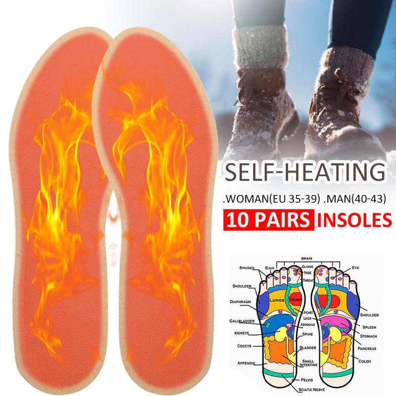 Winter Self-heating Insoles Warmer Heating Insoles Warm Foot Heater Pad Boot Pad Woman Man Warmer Foot Warmer Shoes Heating Pad