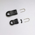 5Pcs/Set Replacement Zipper Tags Zip Fixer for Clothes Black Zipper Pull Fixer for Travel Bag Suitcase Clothes Tent Backpack