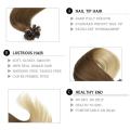 Neitsi Straight Ombre Keratin Human Fusion Hair Machine Made Remy Nail U Tip Capsule Human Hair Extension 20" 28" 1g/s