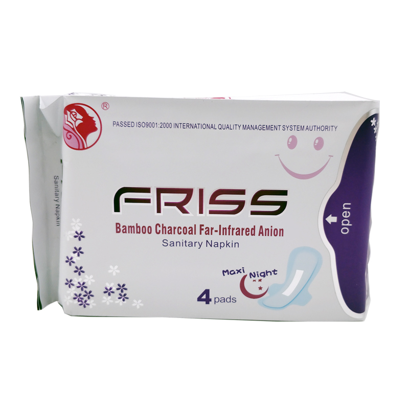 4pads 330mm Sanitary Towel Menstrual Pads Use At Night Negative Ion Pad Anion Sanitary Napkins Panty Liner