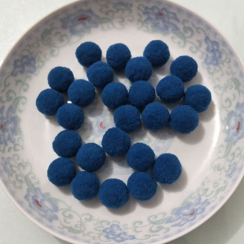 15mm 20mm 30mm Dark Blue Round Felt Balls Pom Poms for DIY Craft Room Party Supplies Wedding Decoration Felt Ball Accessories