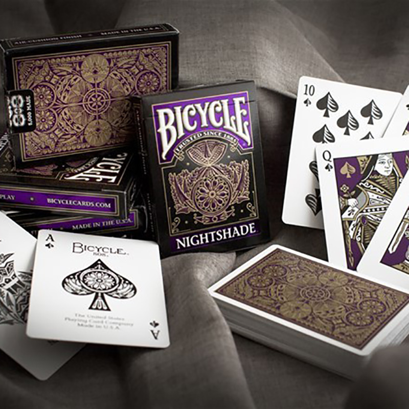 1 deck Bicycle Nightshade Playing Cards High Quality Playing Cards New Poker Cards for Magician Collection Card Game