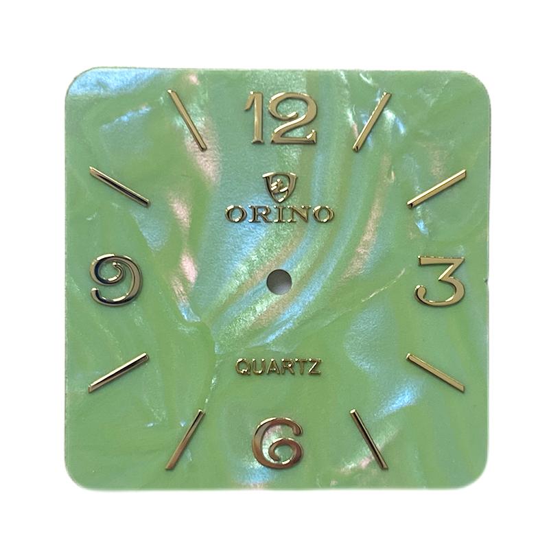 River shell watch dial