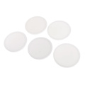 5 Pieces 82mm Air Hockey Replacement Pucks For Game Tables Accessories Standard Air Hockey Equipment Pucks