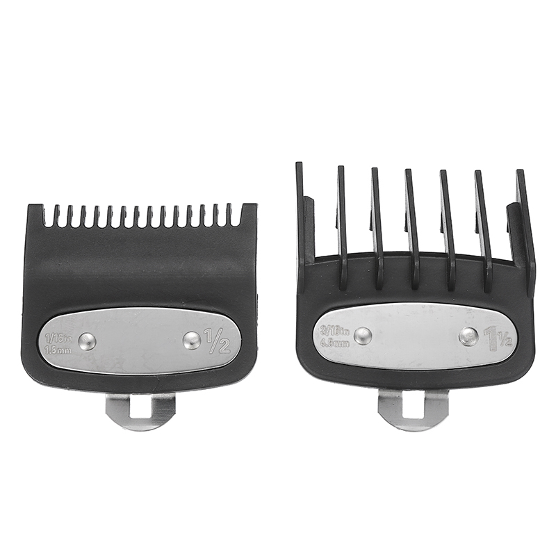 For Wahl Hair Clipper Guide Comb Cutting Limit Combs 2pcs Set Standard Guards Attach Parts Electric Clippers Accessories