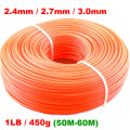 450g Grass Trimmer Line Strimmer Brushcutter Trimmer Nylon Rope Cord Line Long Round/Square Roll Grass Rope Line