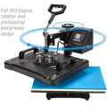 Double Display 30*38CM 8 in 1 Combo Heat press Machine 2D Heat Transfer Machine Sublimation Printer For Cap/Mug/Tshirts