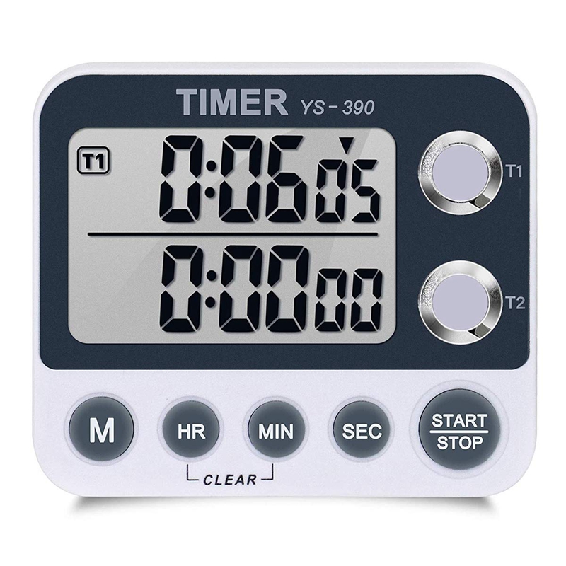Digital Kitchen Timer netic Back,Cooking Timer,Large Display Loud Alarm Count-Up & Count Down For Cooking Baking Sports Games
