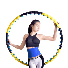 Fitness Massage Exercise Workout Sport Hoop Detachable 7/8 Parts Easy To Install Double Row Magnetic Fitness Crossfit Foam Hoop