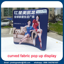 10 FT Curved Top Tension Fabric Banner Stand