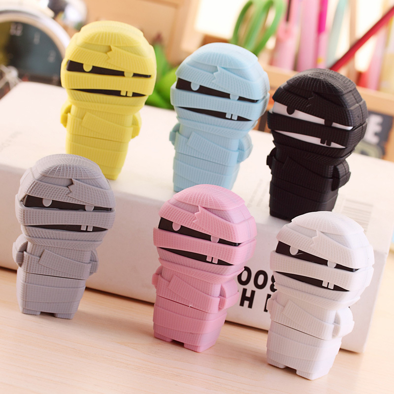 Cute mummy Correction Tape creative cartoon 5mmx6m correction Strap Kawaii Stationery Office School Supplies