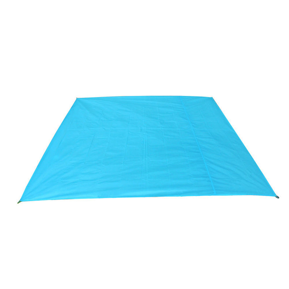1pc Black Blue Oxford Waterproof Portable Delicate Plaid Outdoor Picnic Play Camping Mat Tarpaulin Airbed Beach Play Blanket