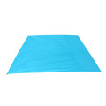 1pc Black Blue Oxford Waterproof Portable Delicate Plaid Outdoor Picnic Play Camping Mat Tarpaulin Airbed Beach Play Blanket
