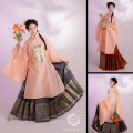 HanFu Chinese traditional clothing《 Wish lamp》 Horse face skirt Gown Ming Make up Dynasty Original version Hanfu Fashion Ancient