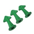3pcs 3 In 1 Green 6.5r 10r 13r Silicone Caulking Finisher Nozzle Plugs Caulk Tool Caulking Gun Accessories Seam Nozzle Tool
