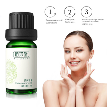 Tea Tree Essential Oil Hydrating Moisturizing Oil-controlling Shrink Pores Massage Oil Anti-wrinkle Anti Scar Spots Skin Care