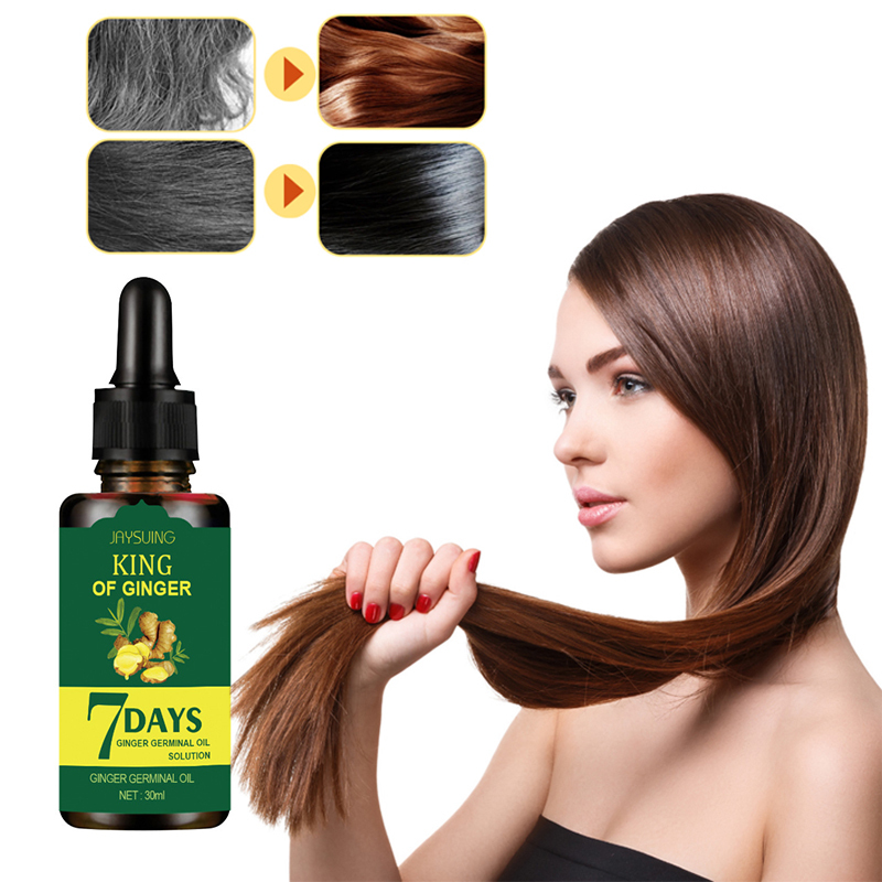 Ginger Fast Hair Growth Serum Essential Oil Anti Preventing Hair Lose Liquid Damaged Hair Repair Growing Dropship TSLM1