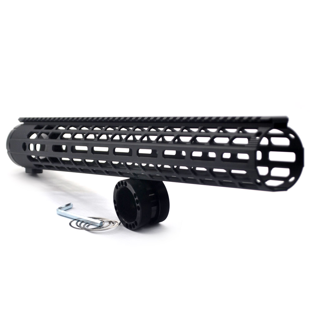 Hunting Accessories Tactical 10'' 12'' 15'' 17'' Inch M-lok High Profile Handguard Rail Picatinny Mount System Fit AR10/ LR-308