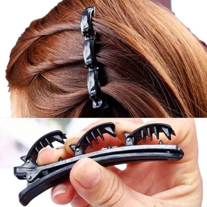Hair Hoop Fashion Double Layer Band Twist Plait Clip Front Hair Clips Headband For Women Hair Band Hair Accessories