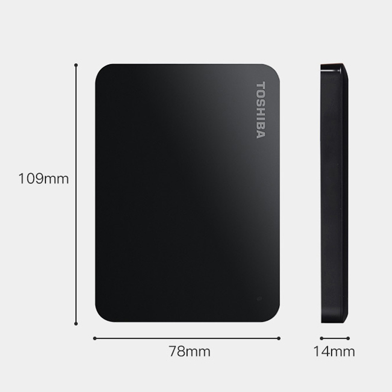 TOSHIBA Canvio Basics 3.0 Portable Hard Drive 1TB 2TB External Hard Drive HDD 2.5" HD Portable Storage Device USB 3.0 SATA3