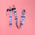Small Fresh Leaves Neck Strap Lanyards for Keys ID Card Straps USB Badge Holder DIY Hang Rope