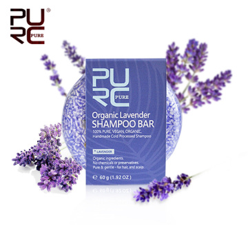 11.11 PURC no chemicals or preservatives Organic Lavender Shampoo Bar and Vegan handmade cold processed hair shampoo Soap