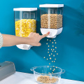 Single Barrel Cereal Machine Grain Dispenser Oat Storage Tank Wall-mounted Food Storage Container Multi-grain Storage Container